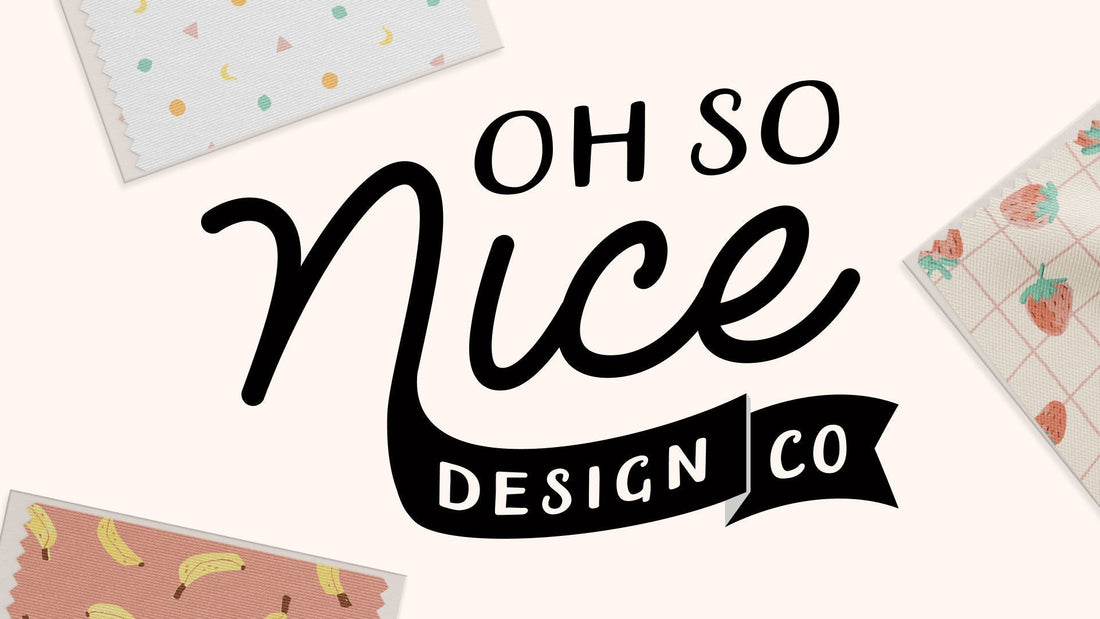 New logo for Oh So Nice Design Co