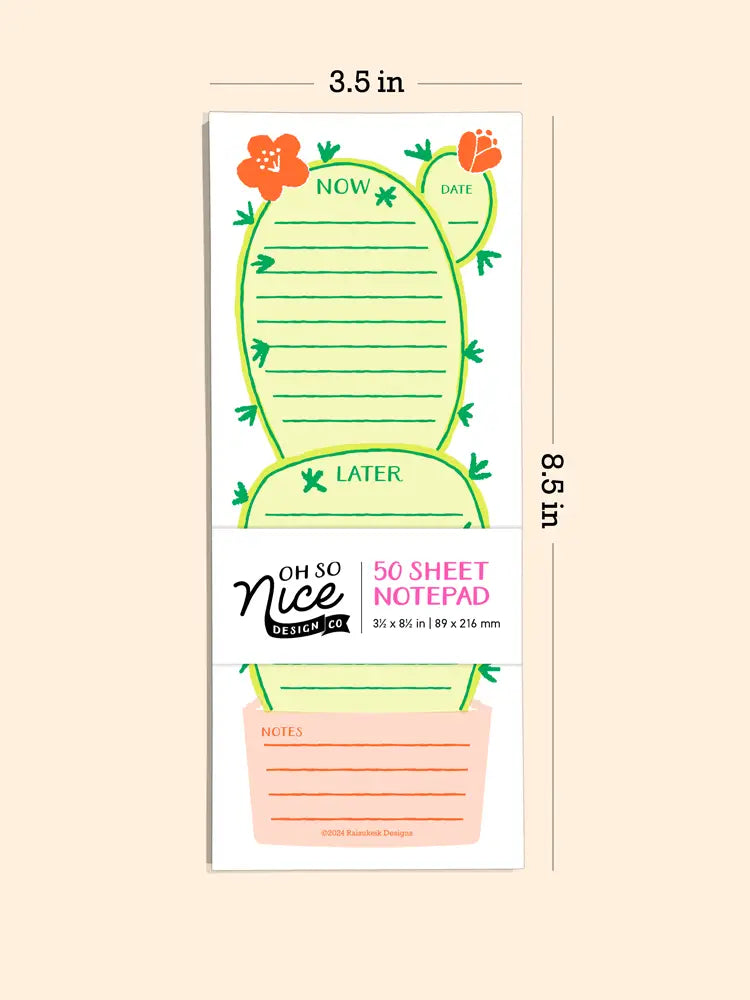 Cactus Plant - Risograph Notepad