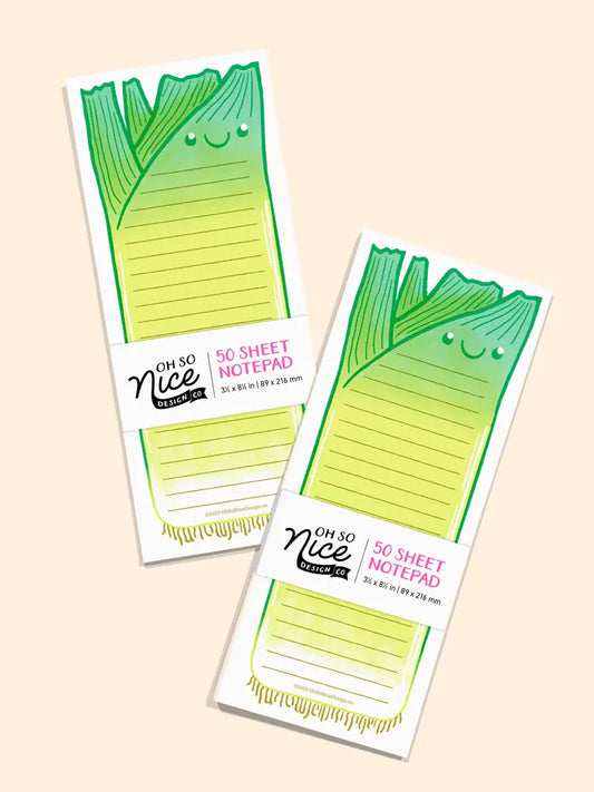 Smiling Baby Veggie - Risograph Notepad