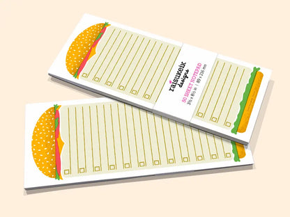 Cheeseburger - Risograph Notepad