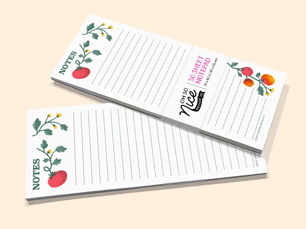 Cherry Tomatoes - Risograph Notepad