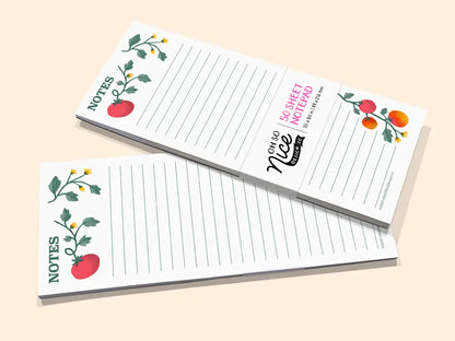 Cherry Tomatoes - Risograph Notepad