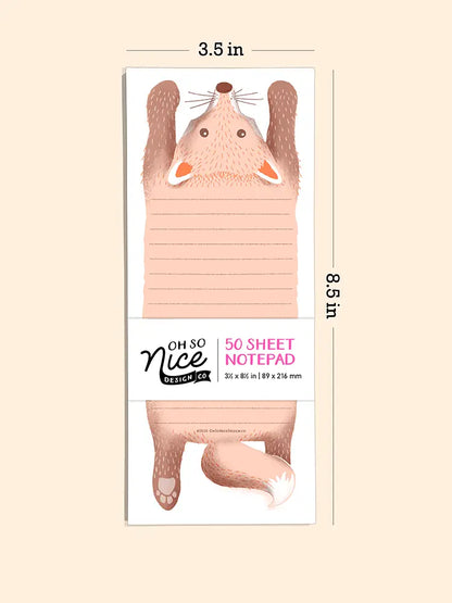 Fox Sploot - Risograph Notepad