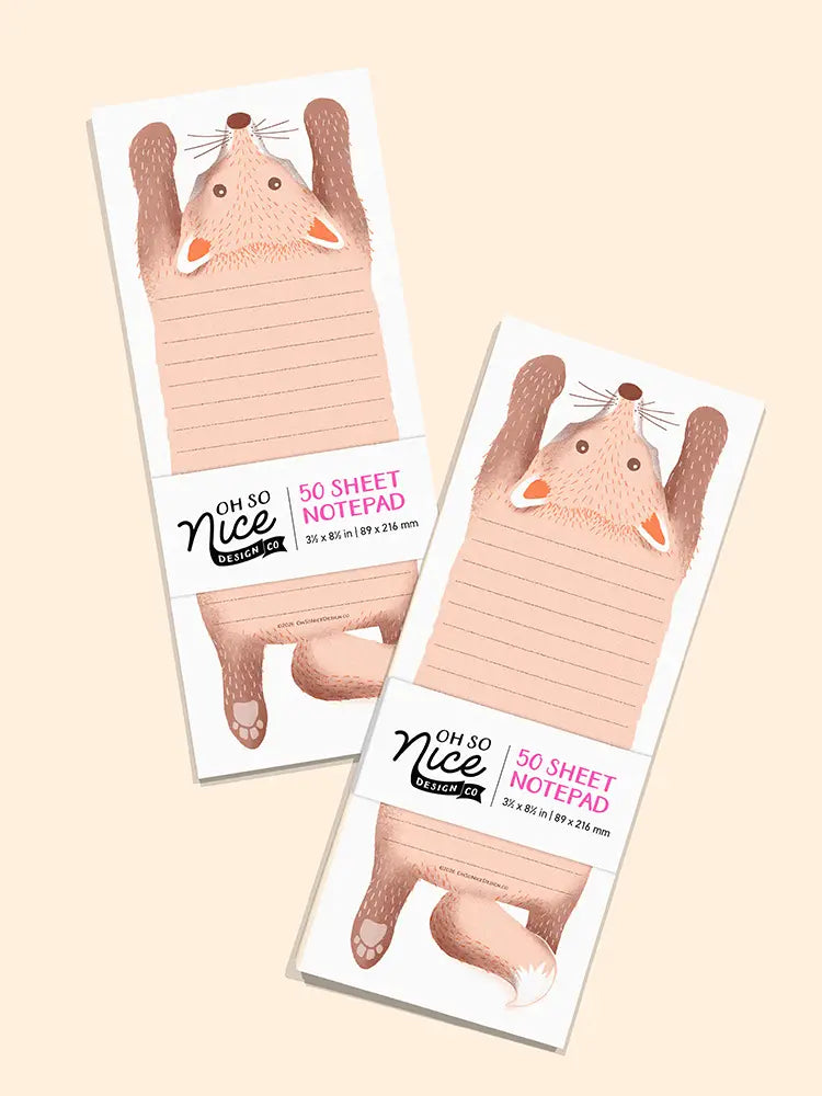 Fox Sploot - Risograph Notepad