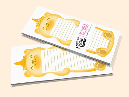 Honey Bear Bottle - Risograph Notepad