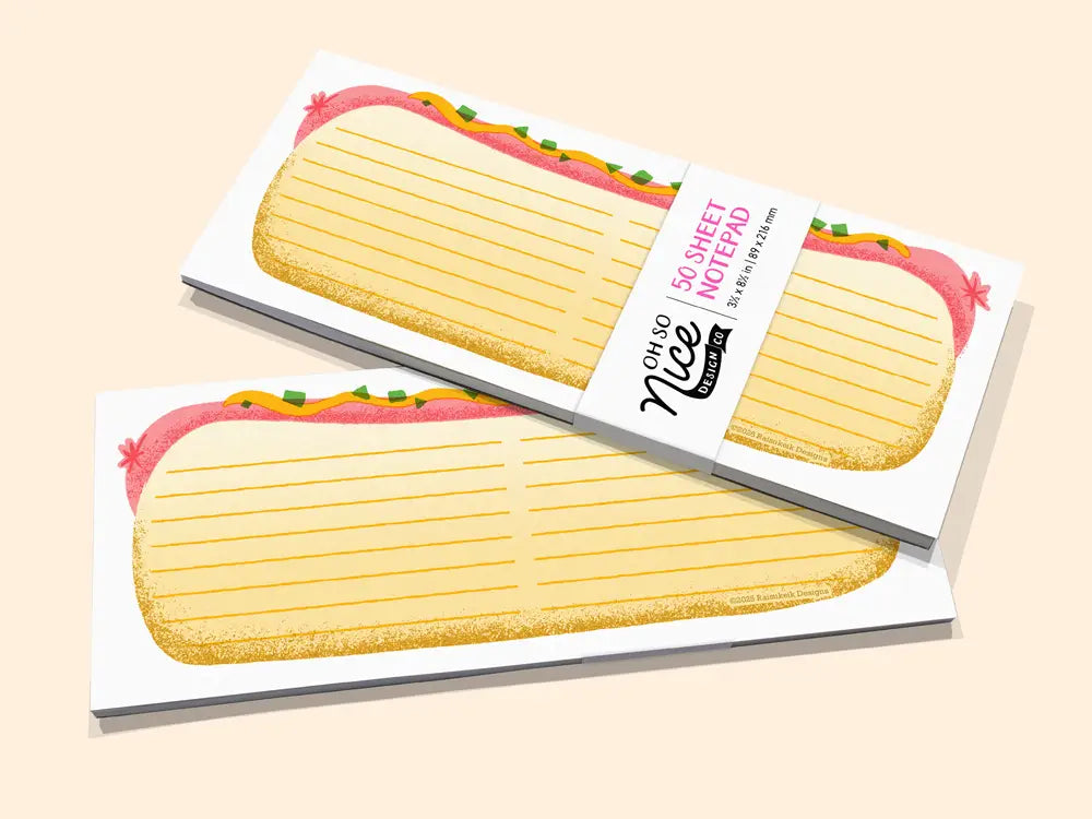Hot Dog - Risograph Notepad
