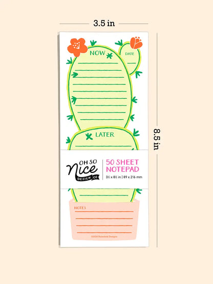 Cactus Plant - Risograph Notepad