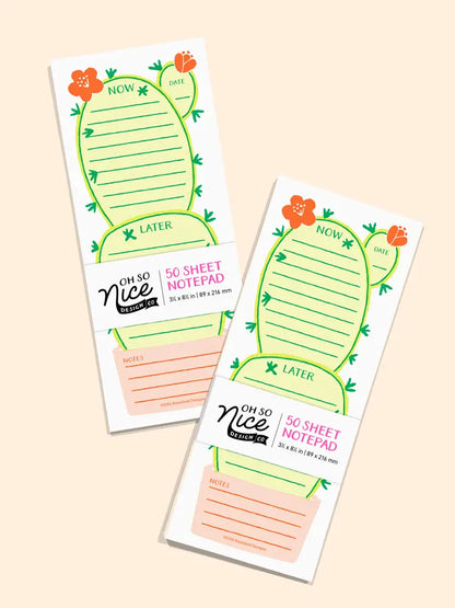 Cactus Plant - Risograph Notepad