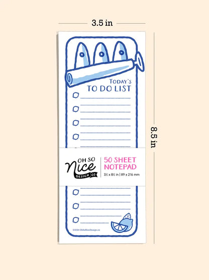 Sardine Today's To-Do - Risograph Notepad